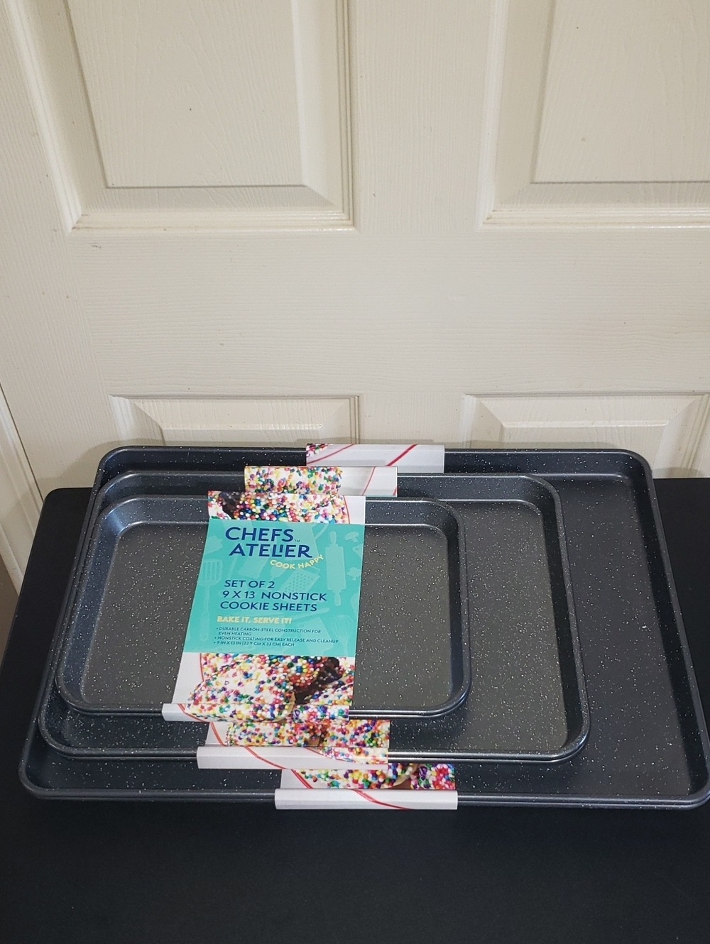 Nonstick Gray Cookie Sheet Set of 6